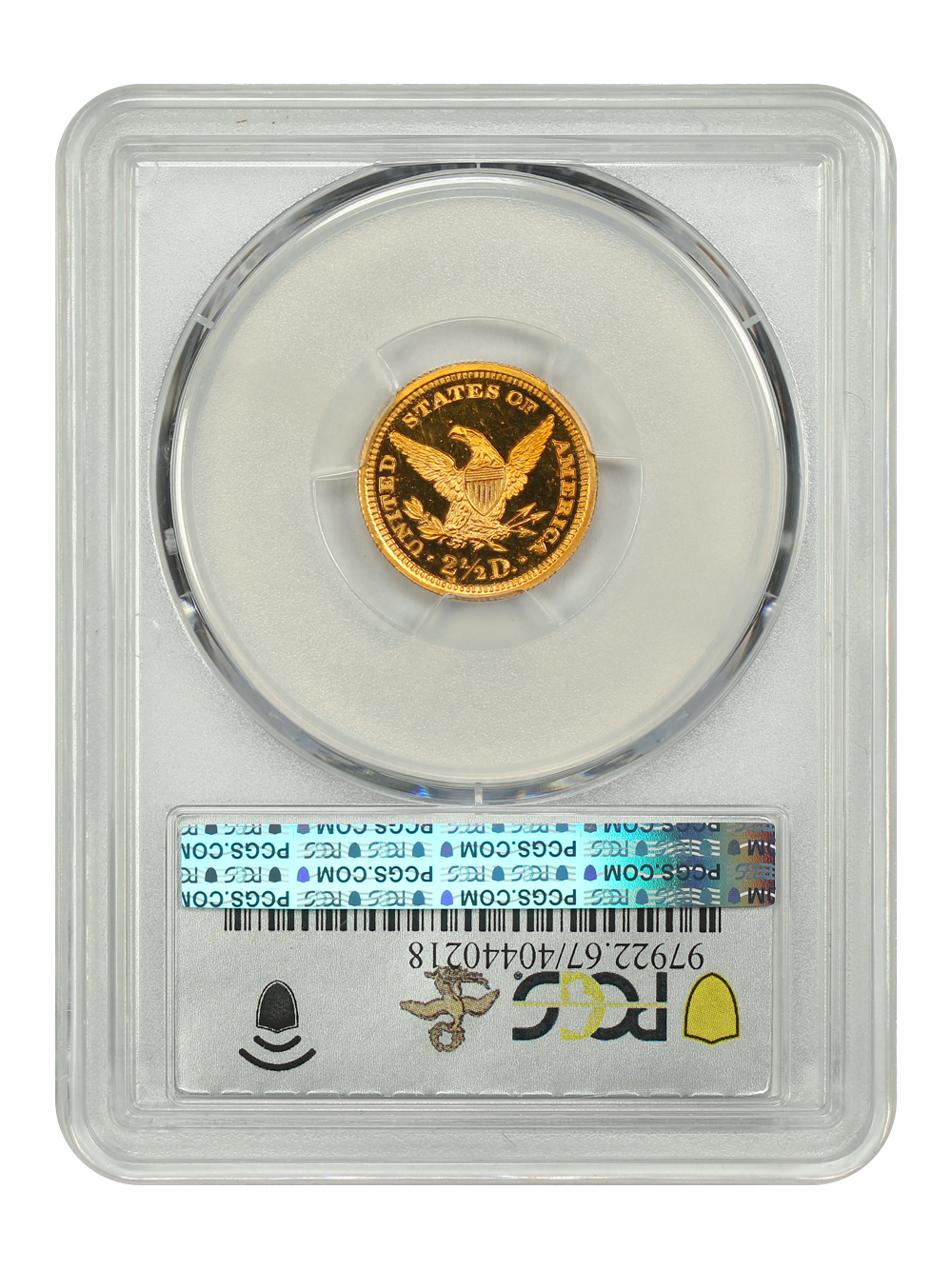 thumbnail for: 1896 $2 1/2 PCGS PR67 DCAM