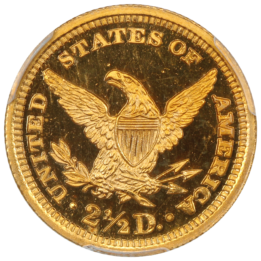 thumbnail for: 1896 $2 1/2 PCGS PR67 DCAM