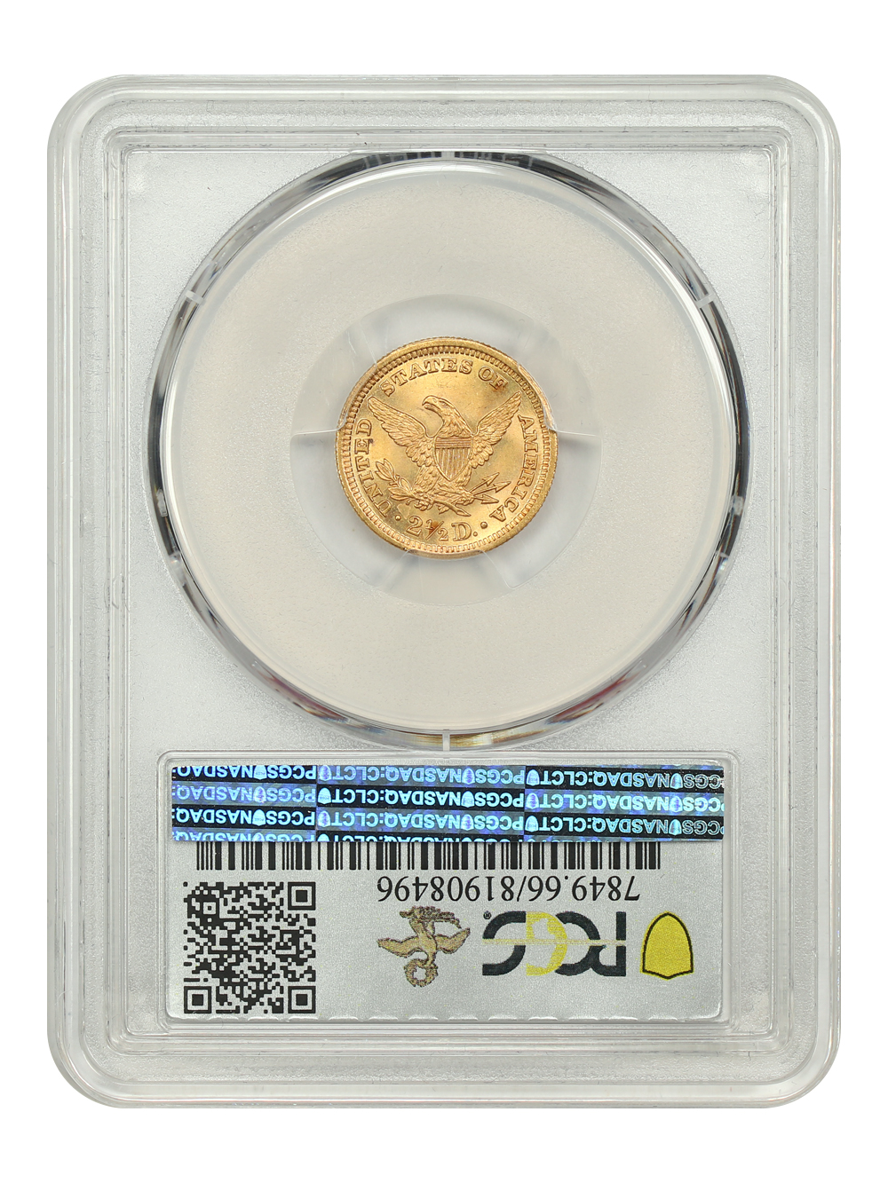 image for: 1897 $2 1/2 PCGS MS66