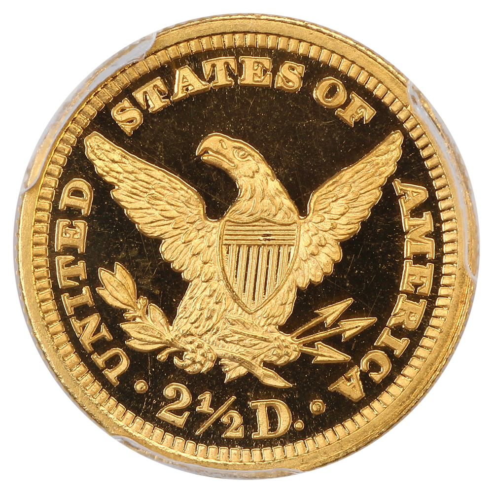 image for: 1899 $2 1/2 PCGS PR68 DCAM