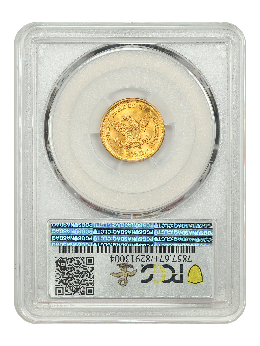 image for: 1905 $2 1/2 PCGS MS67