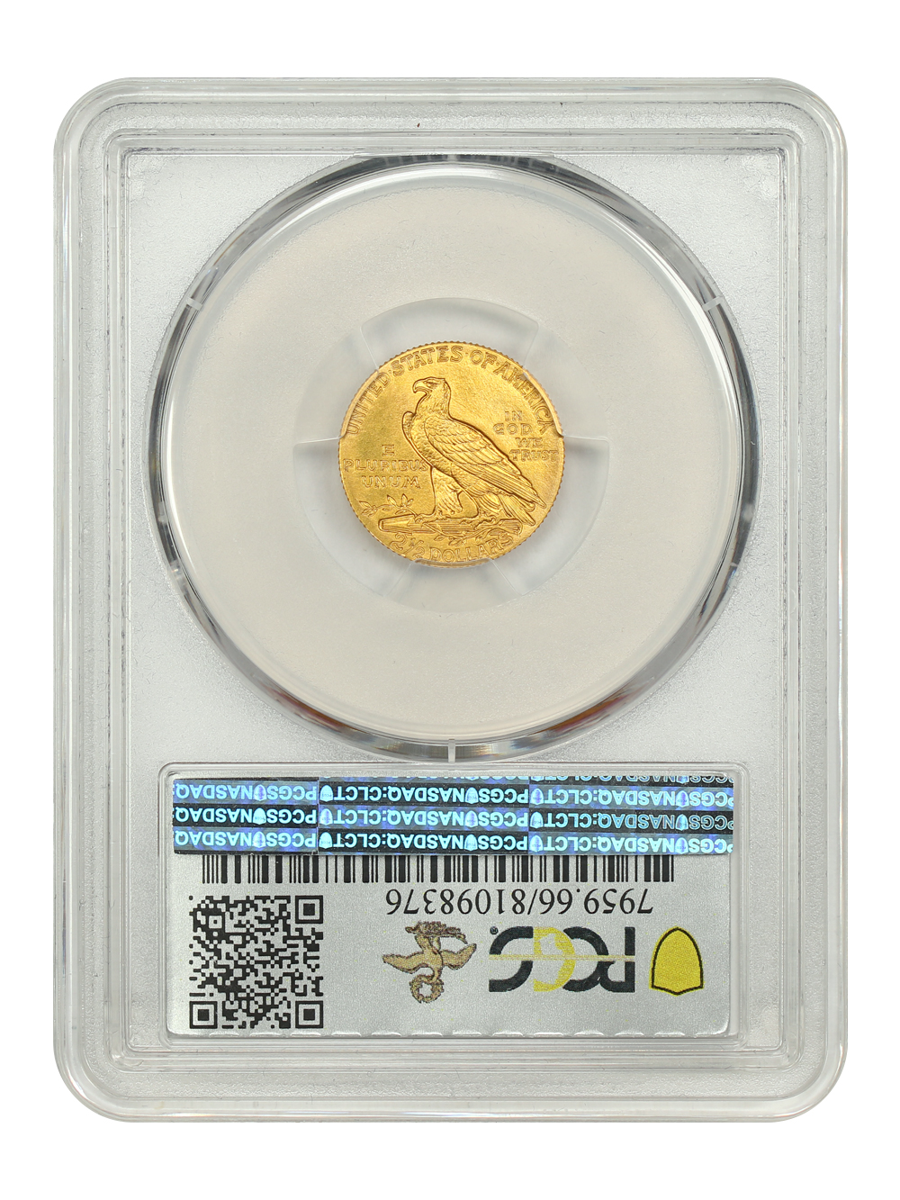 image for: 1910 $2 1/2 PCGS PR66