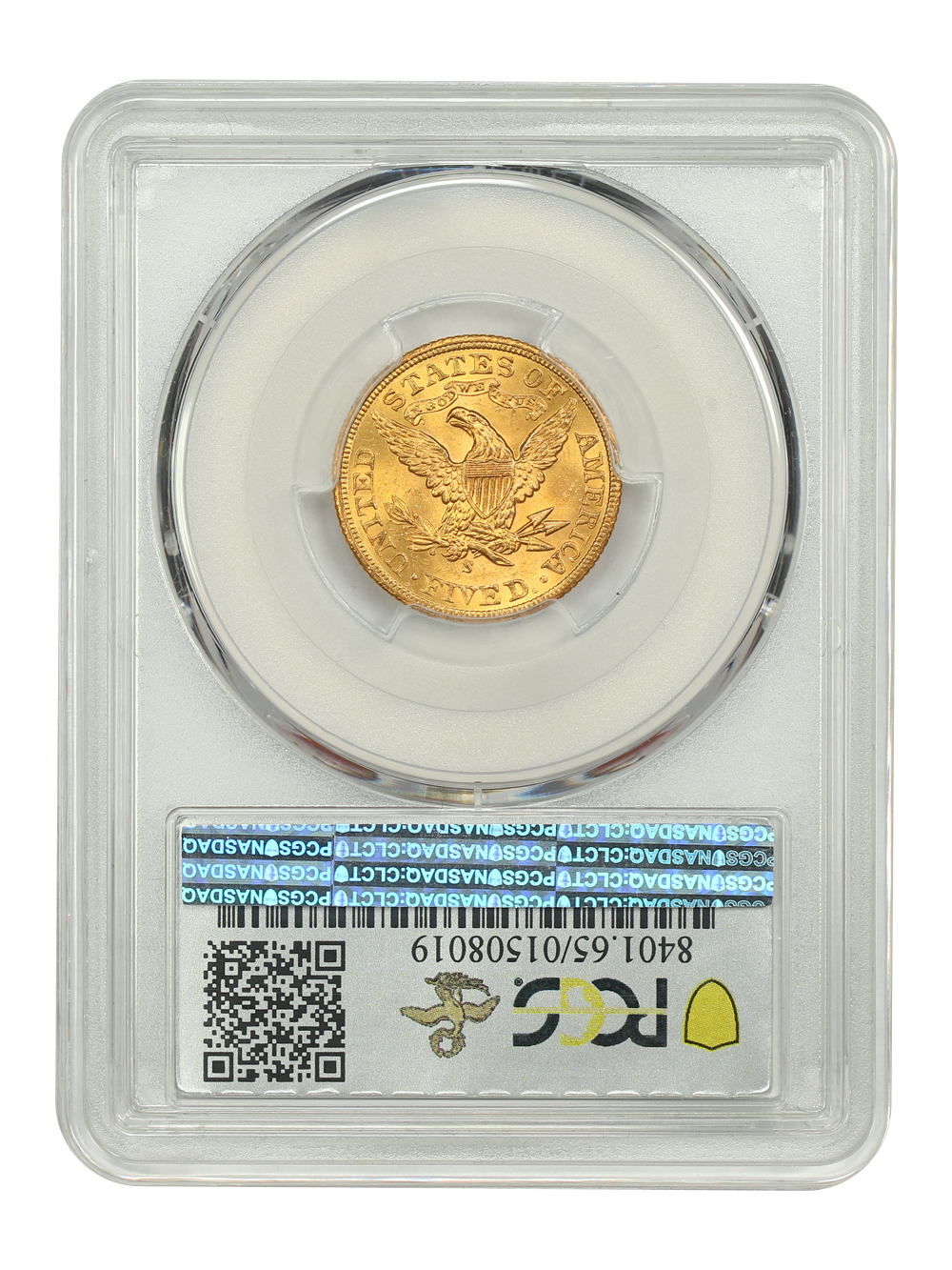 image for: 1900-S $5 PCGS MS65