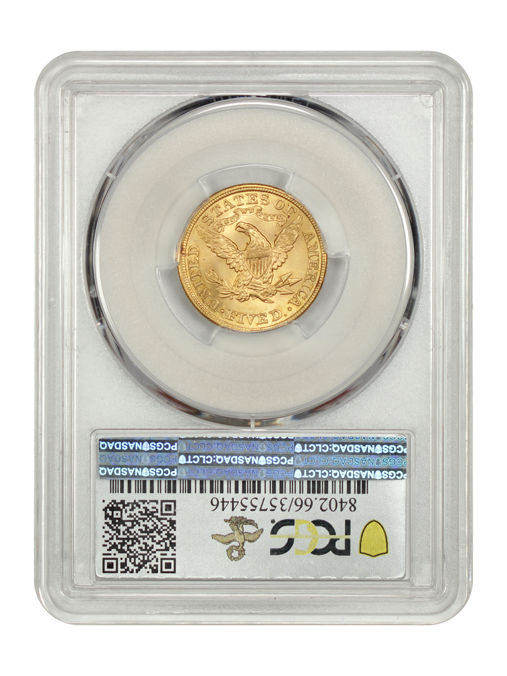 image for: 1901 $5  PCGS MS66