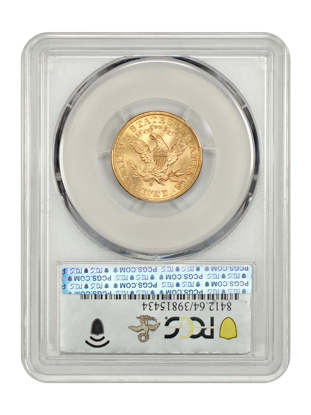 image for: 1905-S $5  PCGS MS64