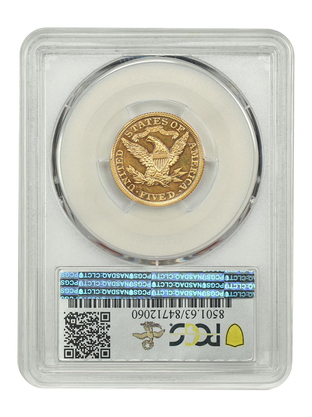 thumbnail for: 1906 $5  PCGS PR63