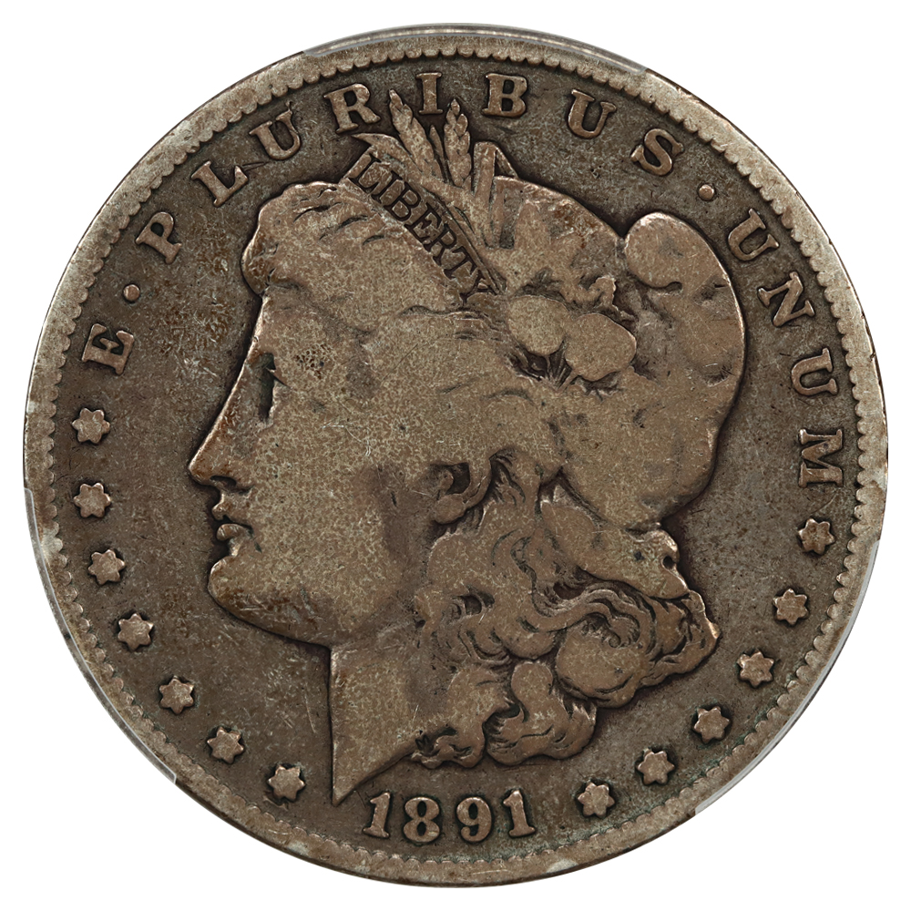 image for: 1891-CC $1  PCGS G6