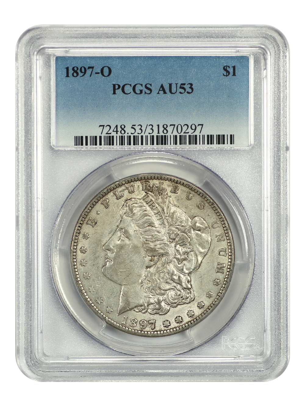image for: 1897-O $1 PCGS AU53