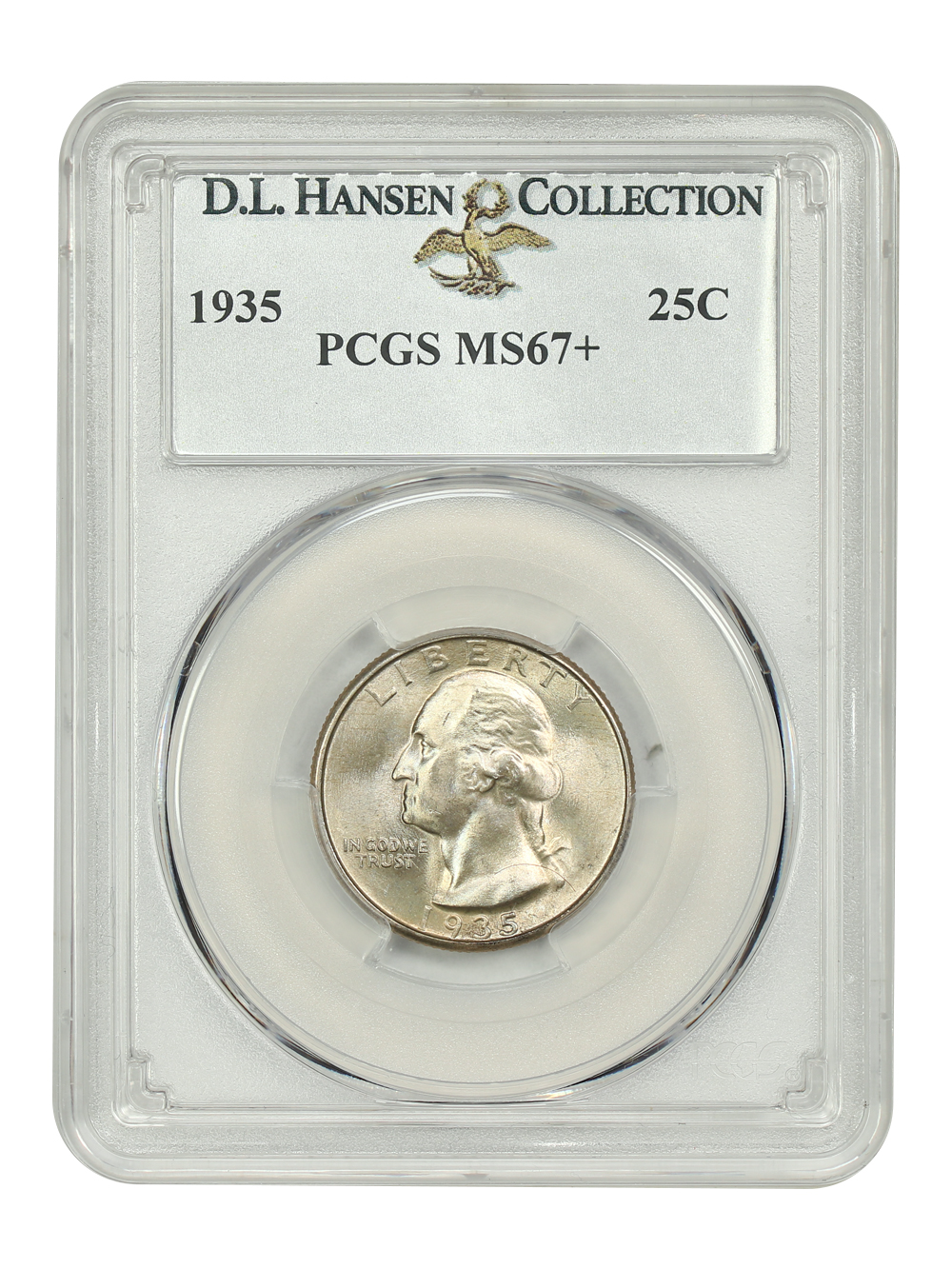 image for: 1935 25c PCGS MS67