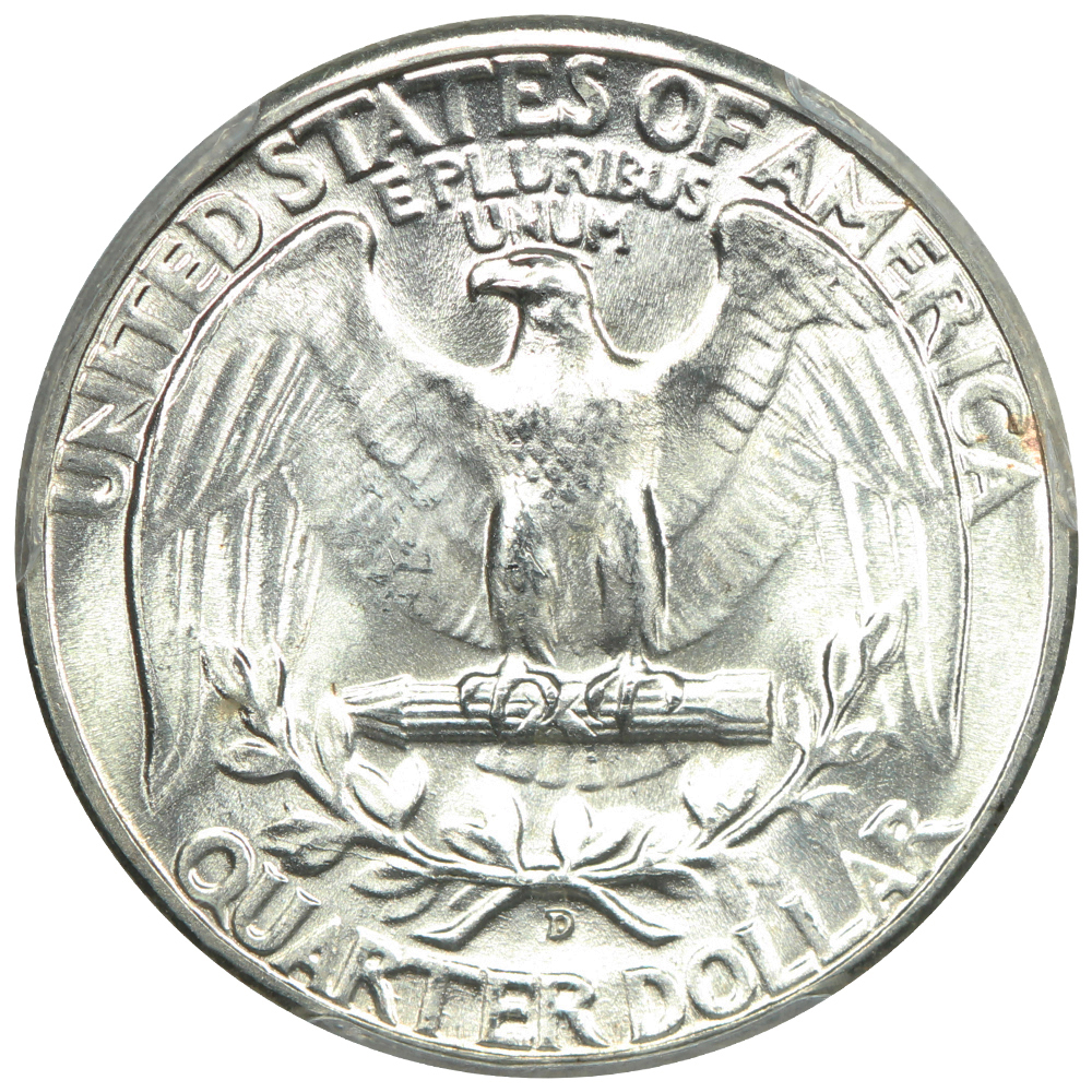 image for: 1943-D 25c PCGS MS67