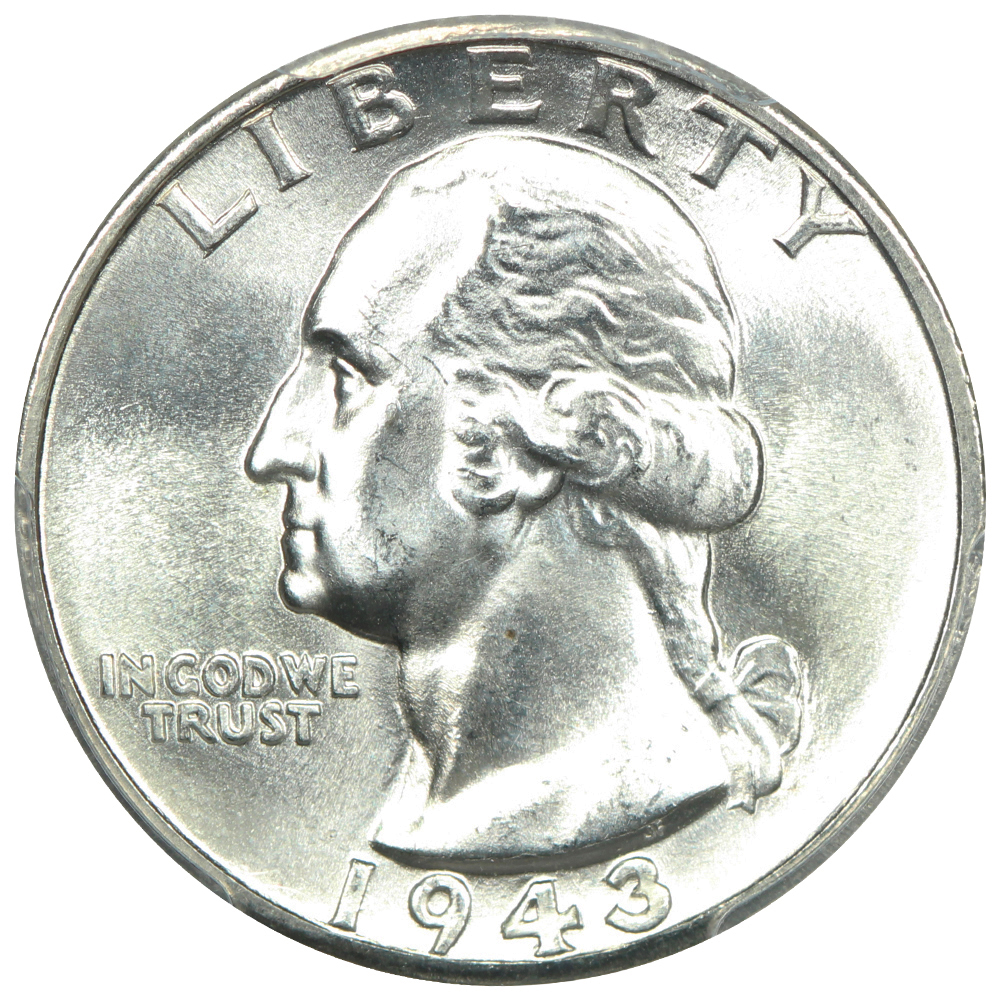 image for: 1943-D 25c PCGS MS67