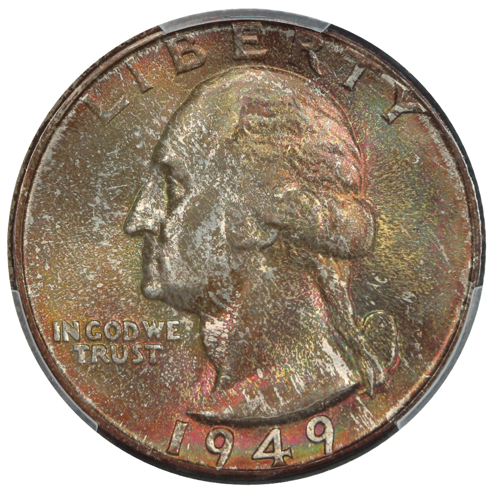 image for: 1949-D 25c PCGS MS67