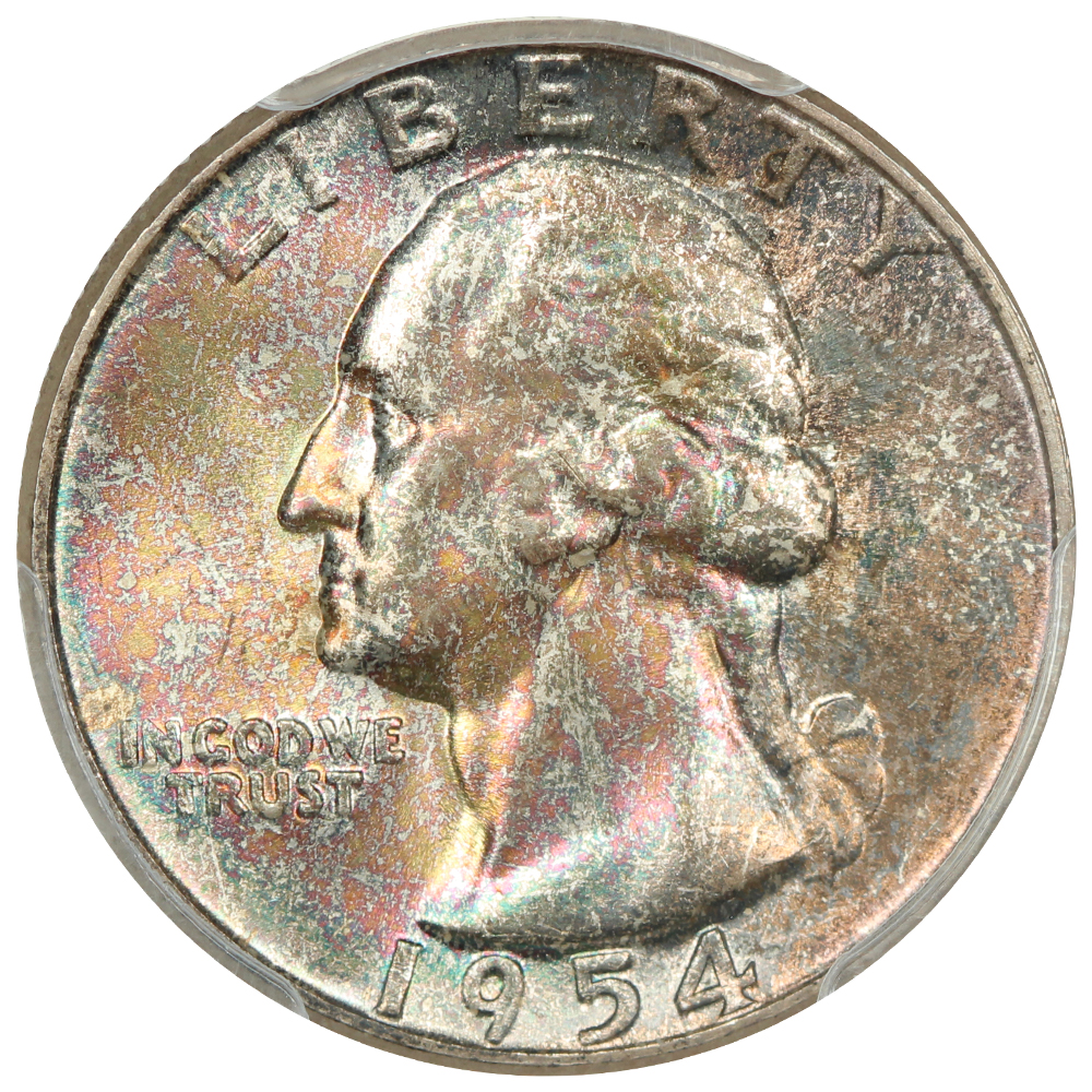 image for: 1954 25c PCGS MS67