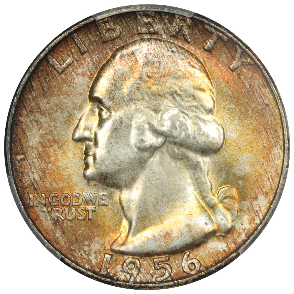 image for: 1956-D 25c PCGS MS67