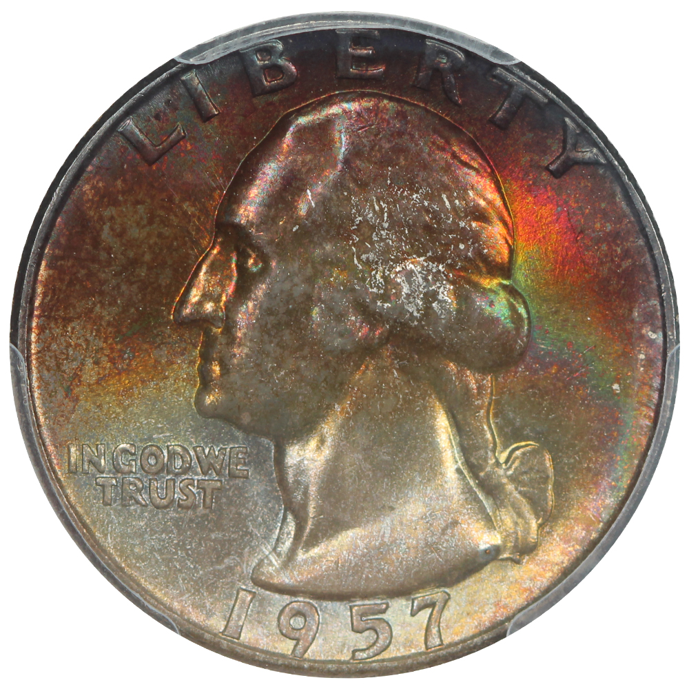 image for: 1957-D 25c PCGS MS67