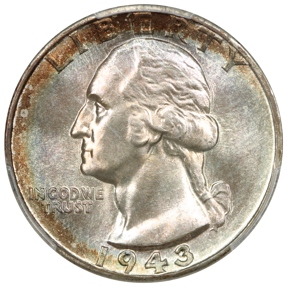 image for: 1943 25c PCGS MS68