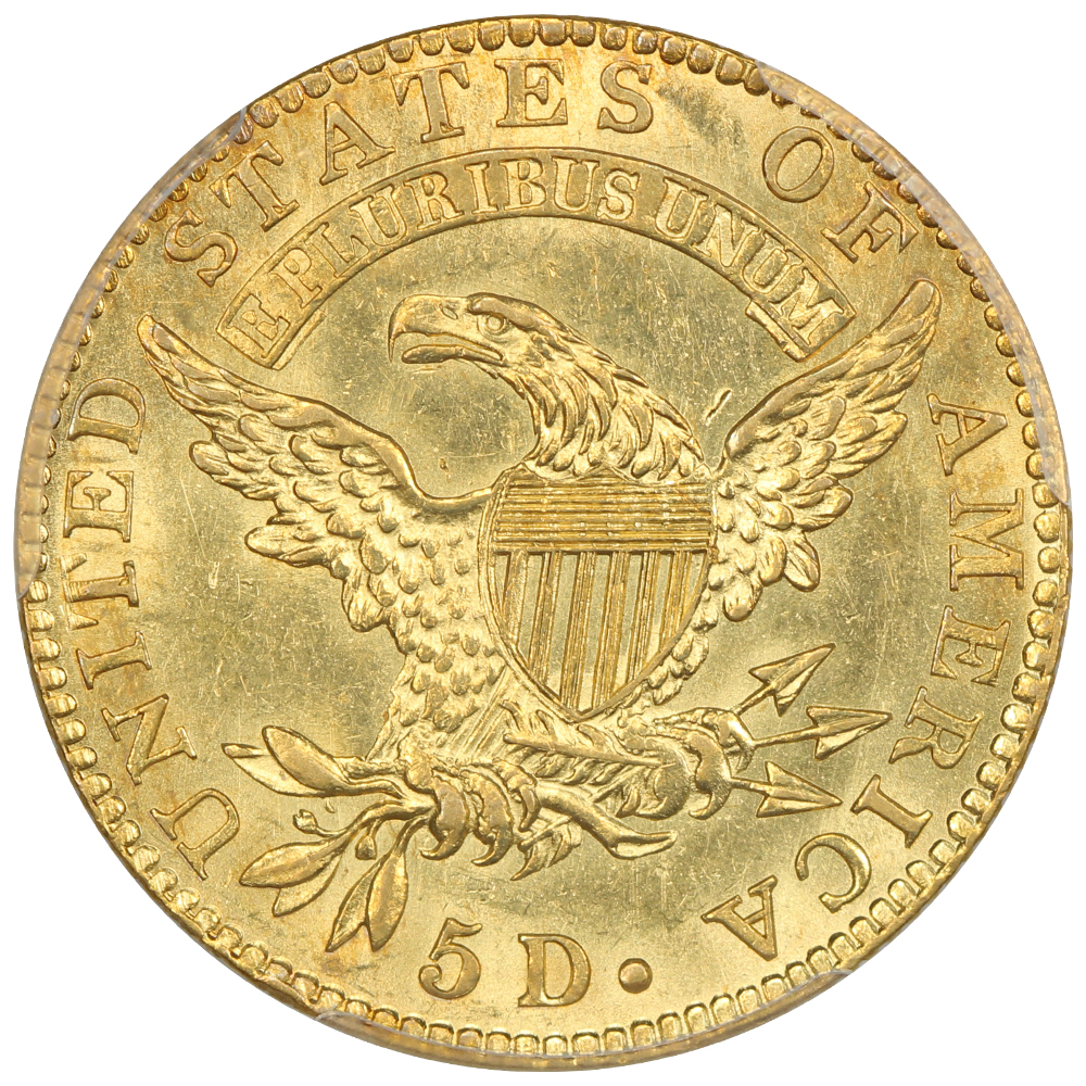 image for: 1824 BD-1 $5 PCGS MS62