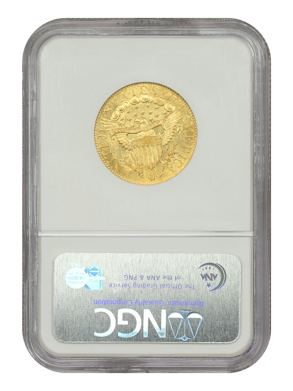 thumbnail for: 1806 Knob 6, 7x6 Stars $5  NGC MS63