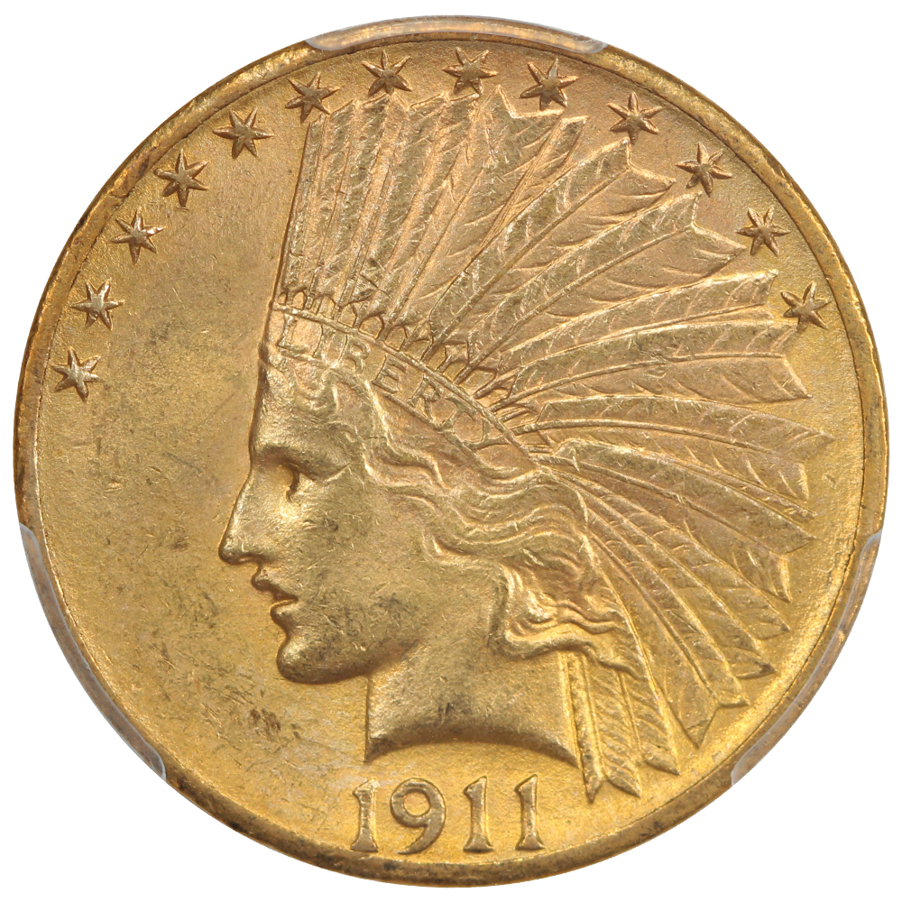 image for: 1911-D $10  PCGS MS63