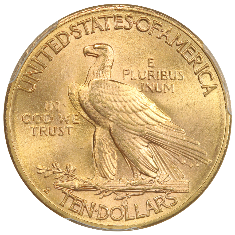 image for: 1914-D $10  PCGS MS65