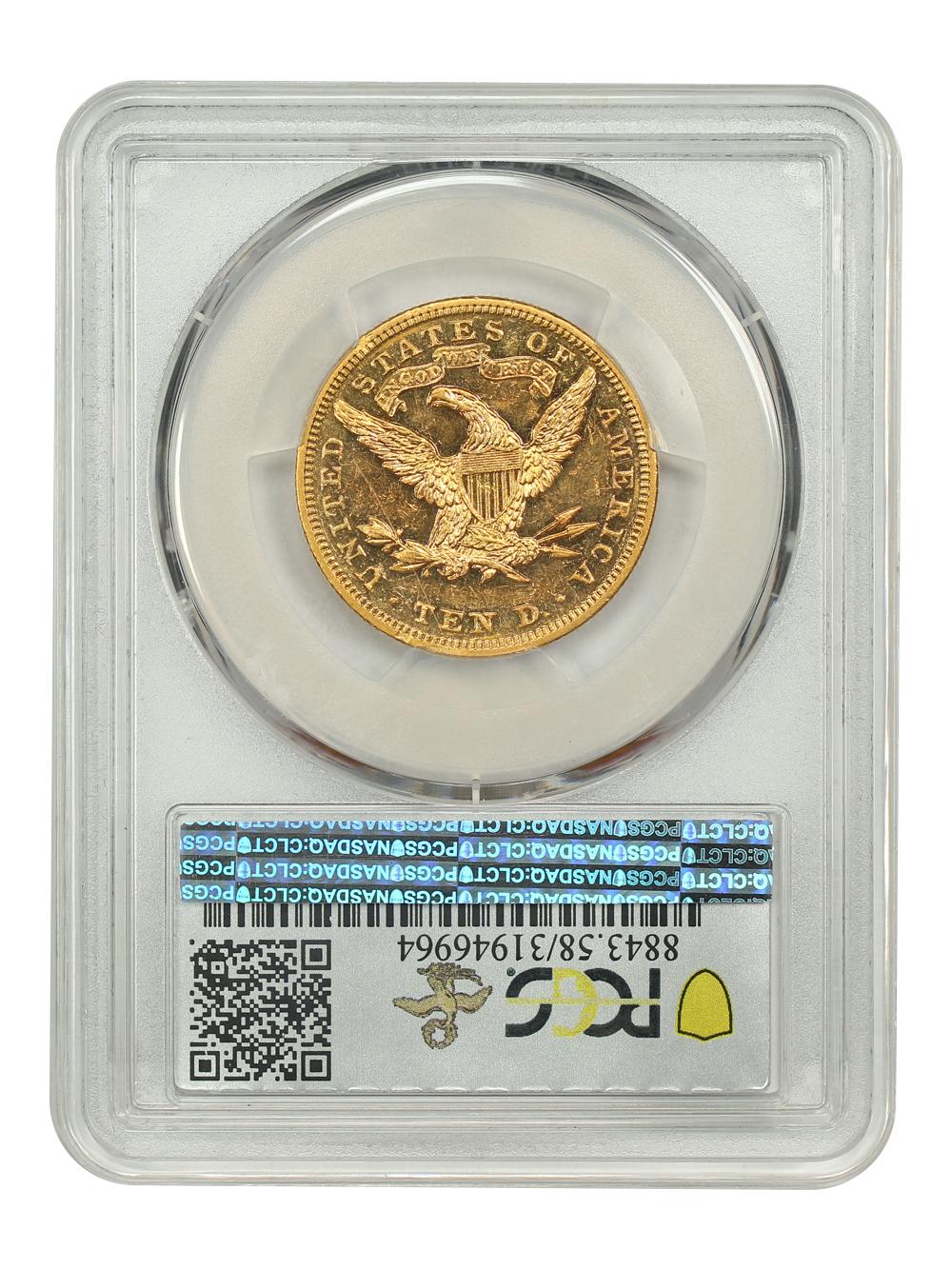 image for: 1903 $10  PCGS AU58