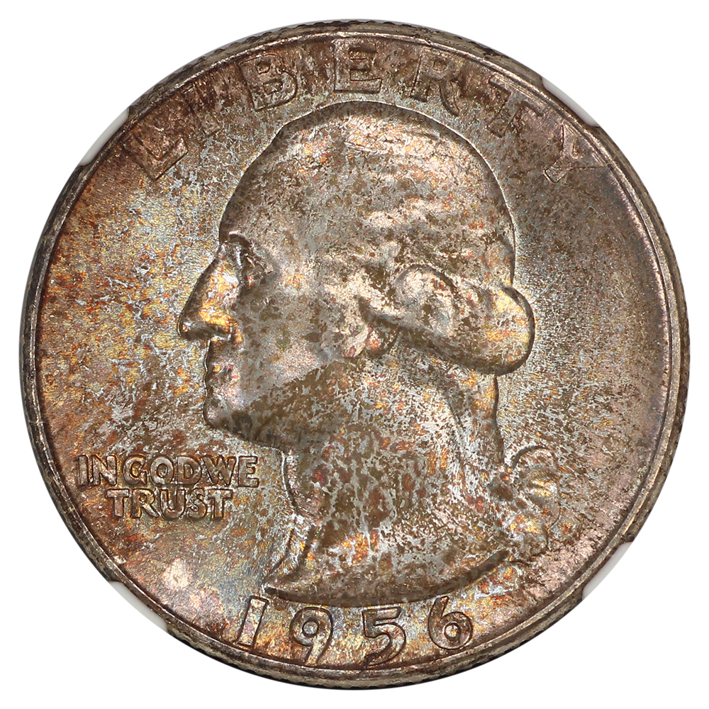 image for: 1956 25c NGC MS67