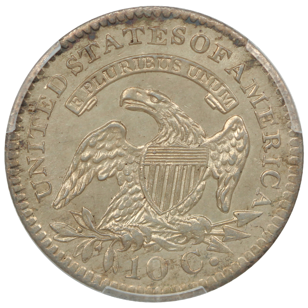 image for: 1821 Large Date 10c PCGS MS64