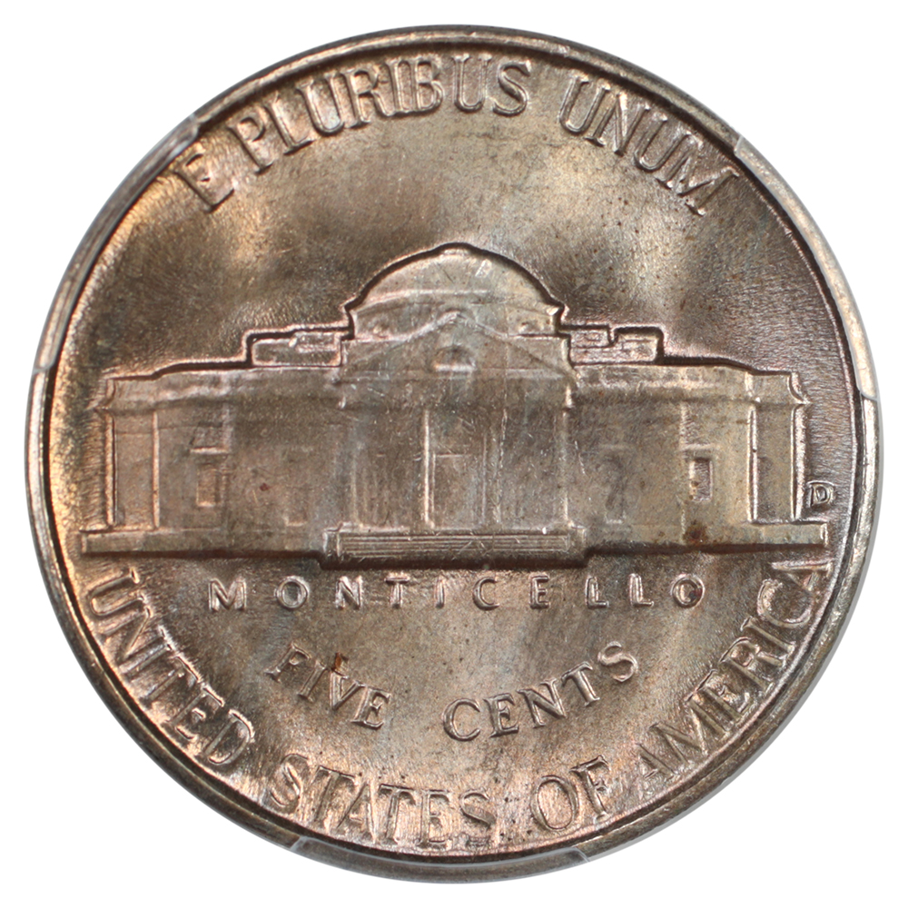 image for: 1951-D 5c PCGS MS65