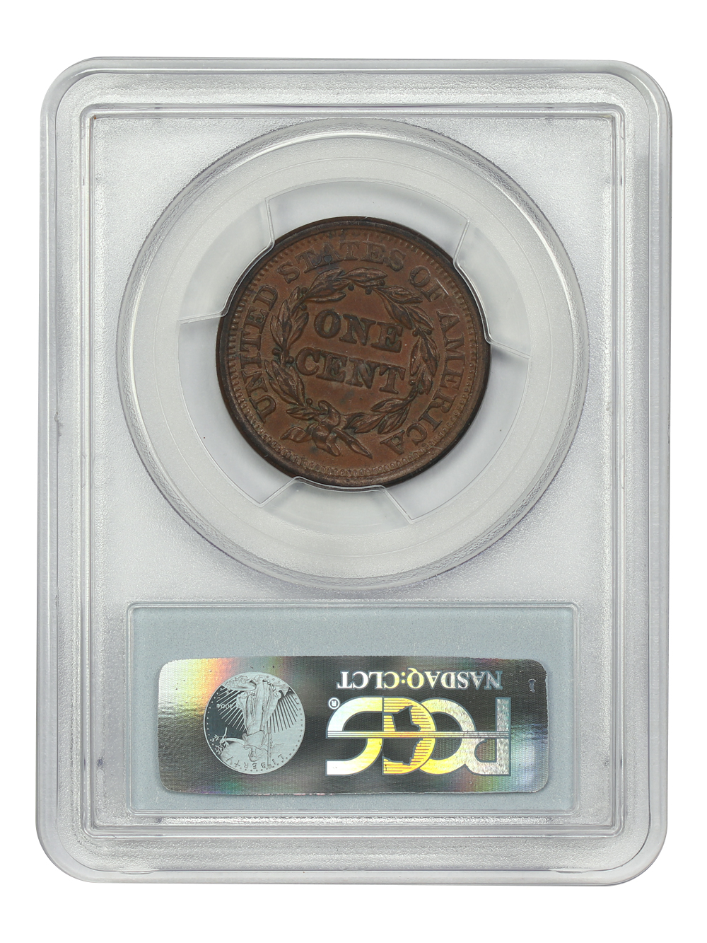image for: 1851 1c PCGS AU58 BN