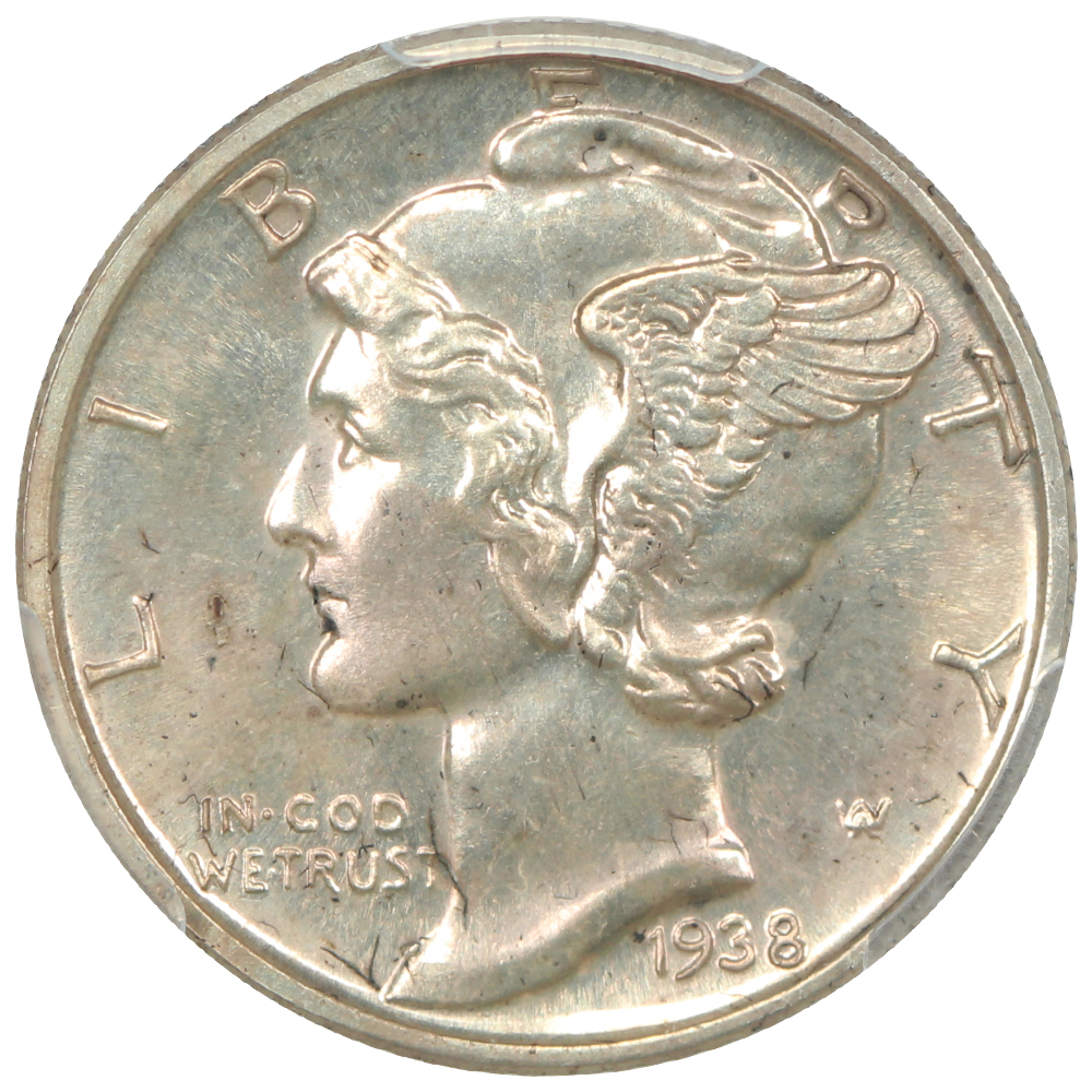image for: 1938 10c PCGS PR65