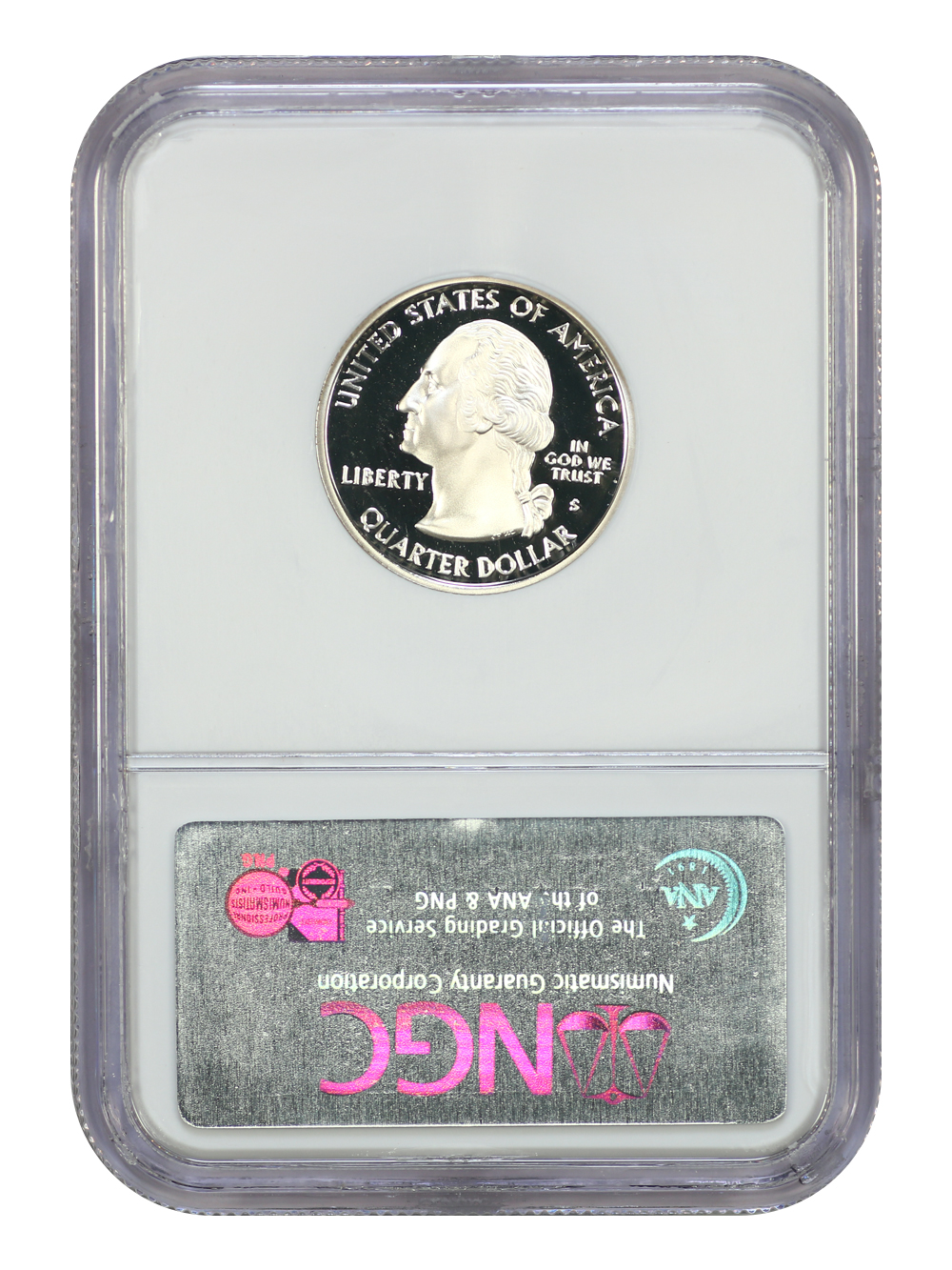 thumbnail for: 2005-S Kansas, Silver 25c NGC PR70 DCAM