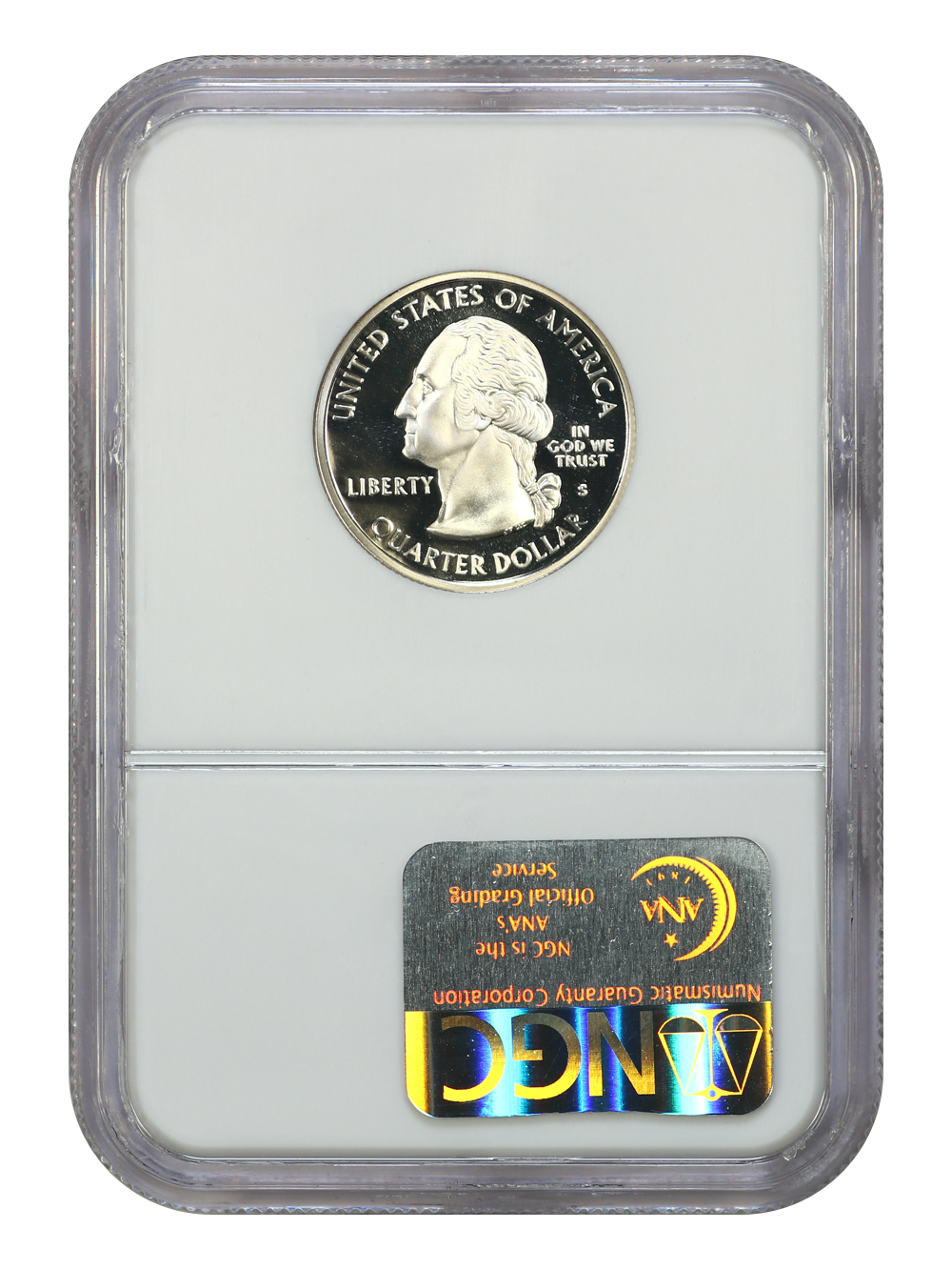 image for: 2004-S Michigan, Silver 25c NGC PR70 DCAM