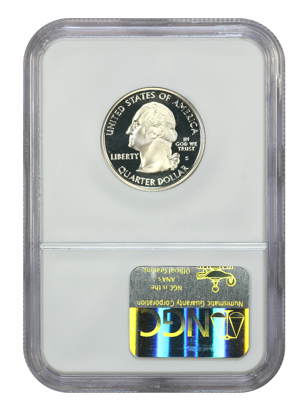thumbnail for: 2003-S Missouri, Silver 25c NGC PR70 DCAM