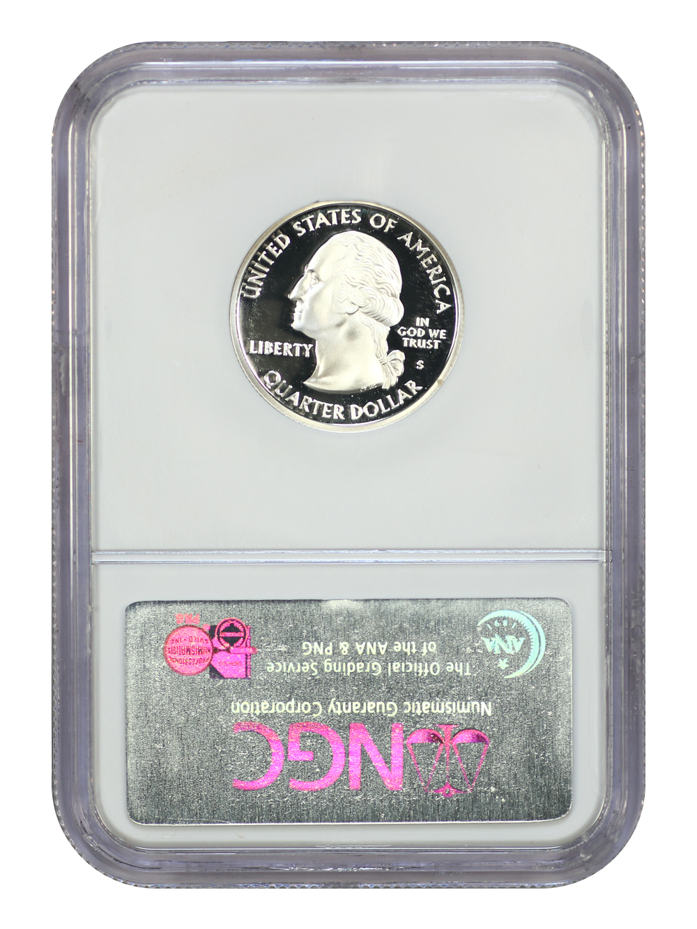 thumbnail for: 2005-S West Virginia, Silver 25c NGC PR70 DCAM