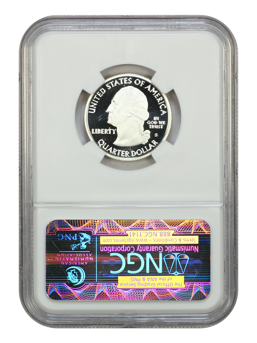 thumbnail for: 2009-S U.S. Virgin Islands, Silver 25c NGC PR70 DCAM