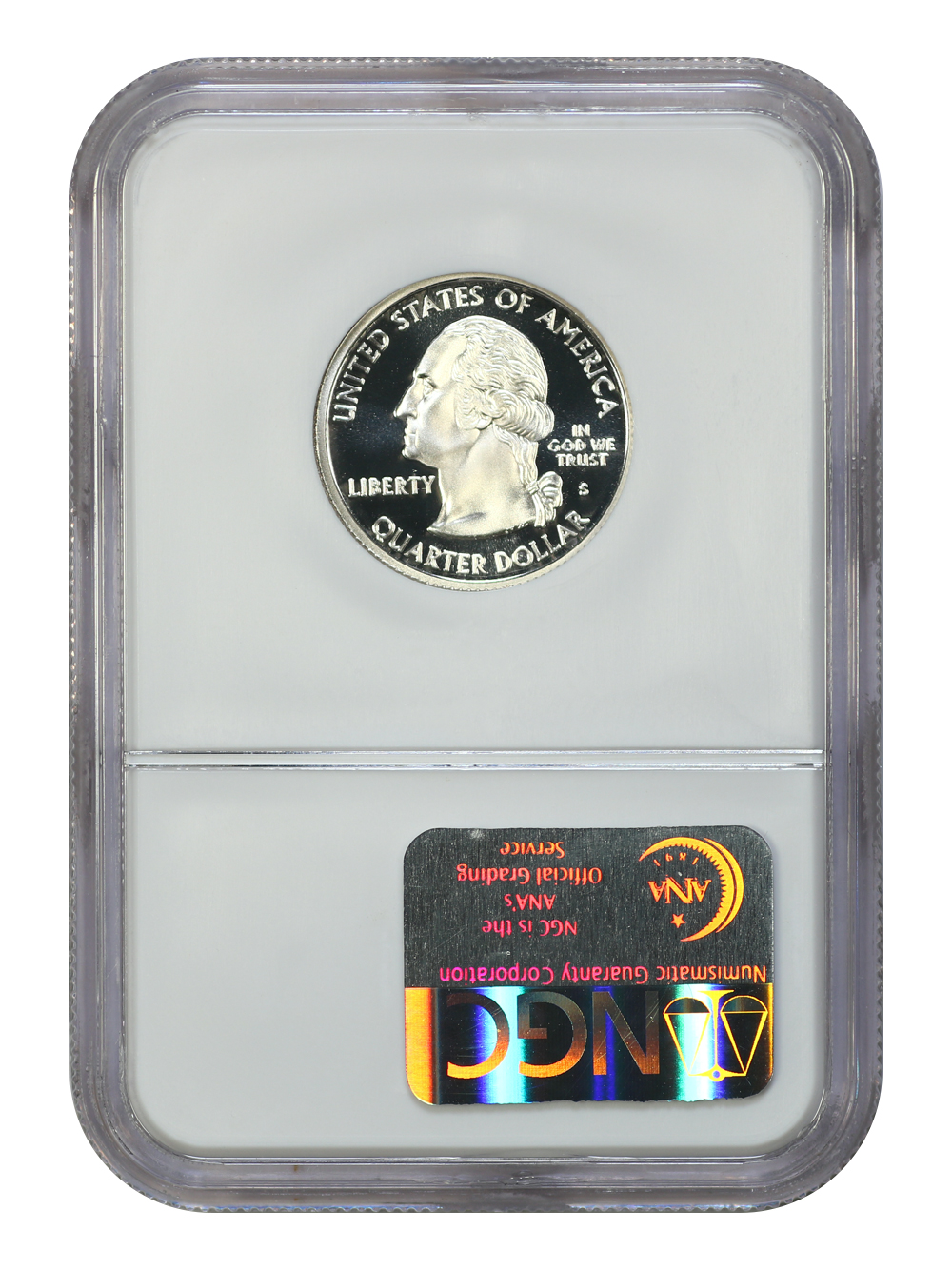 image for: 2003-S Illinois, Silver 25c NGC PR70 DCAM