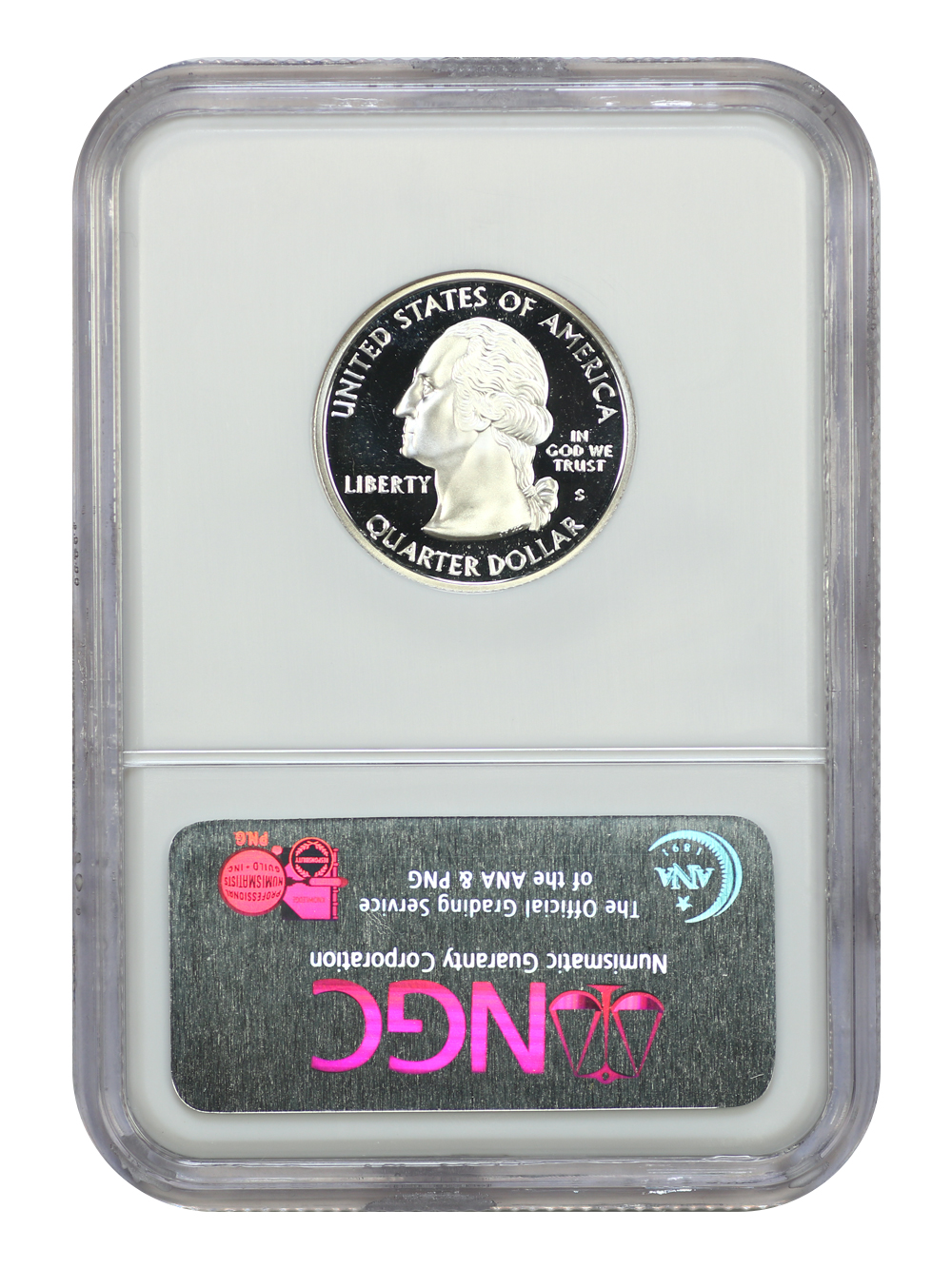 image for: 2007-S Washington, Silver 25c NGC PR70 DCAM