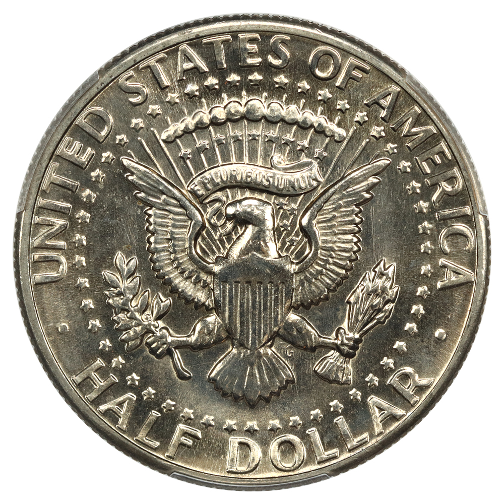 image for: 1971-D 50c PCGS MS68