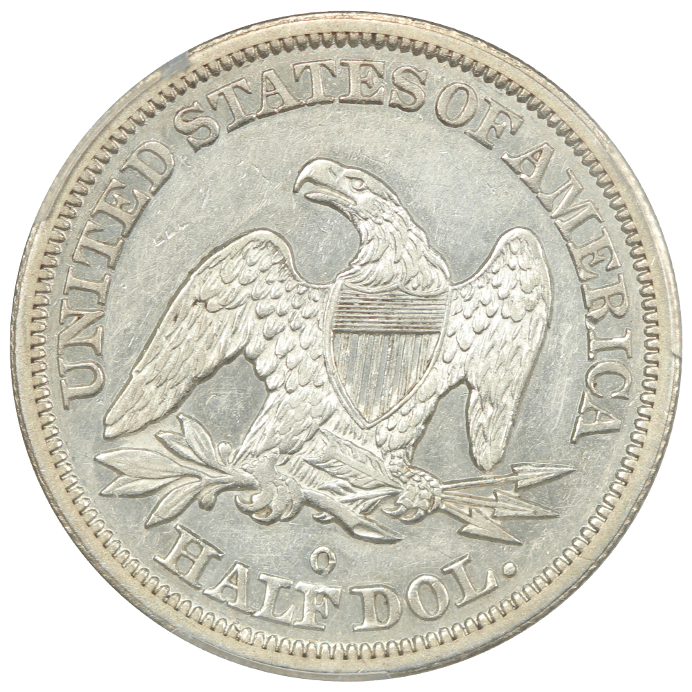 image for: 1844-O Doubled Date, FS-301, WB-22 50c PCGS AU53