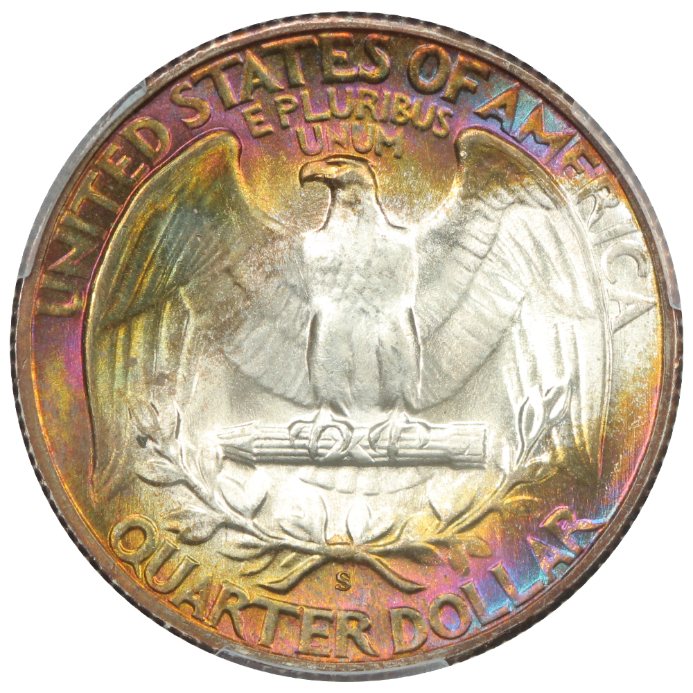 image for: 1946-S 25c PCGS MS68