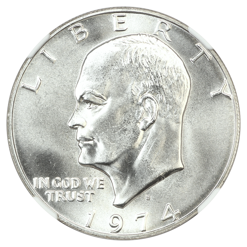 image for: 1974-S Silver $1 NGC MS69