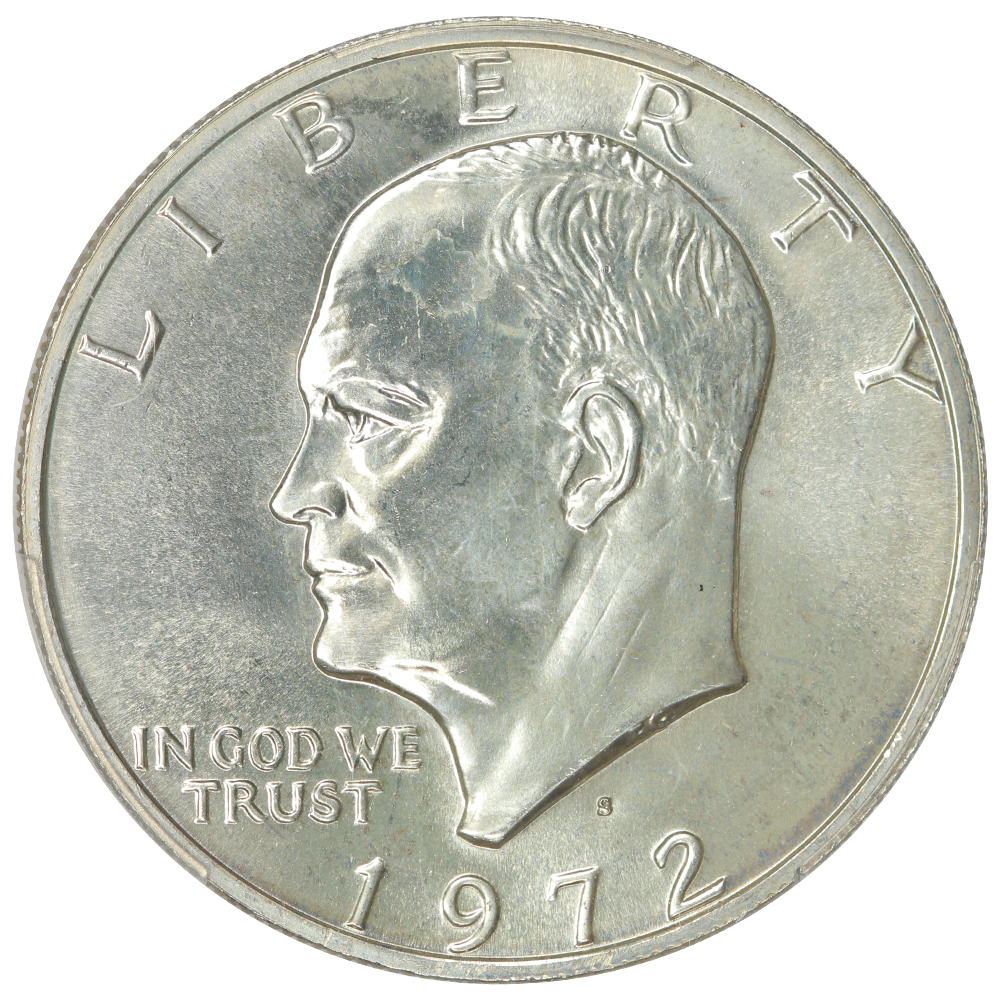 image for: 1972-S Silver $1  PCGS MS66