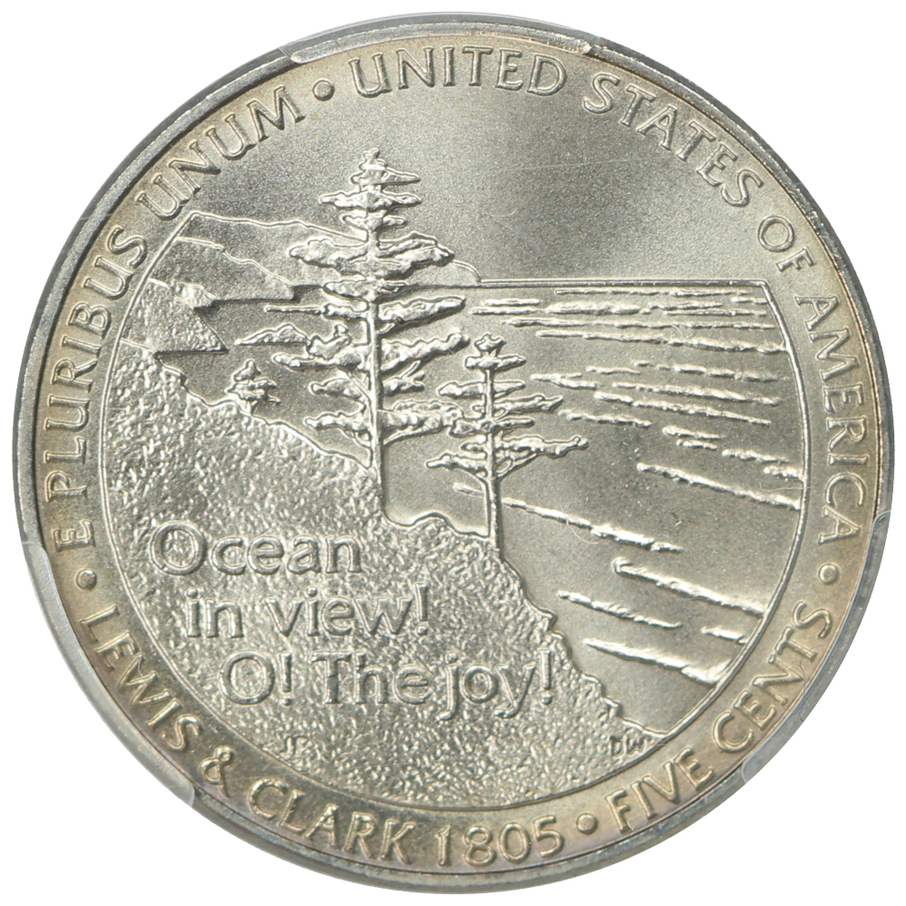 image for: 2005-D Ocean in View, Satin Finish 5c PCGS MS68