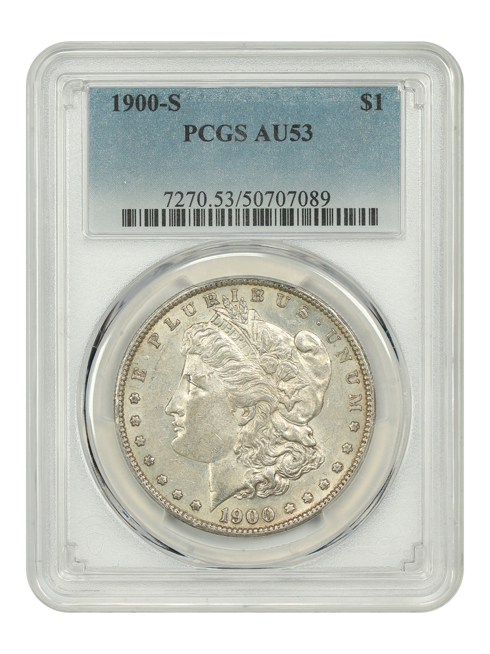 image for: 1900-S $1 PCGS AU53