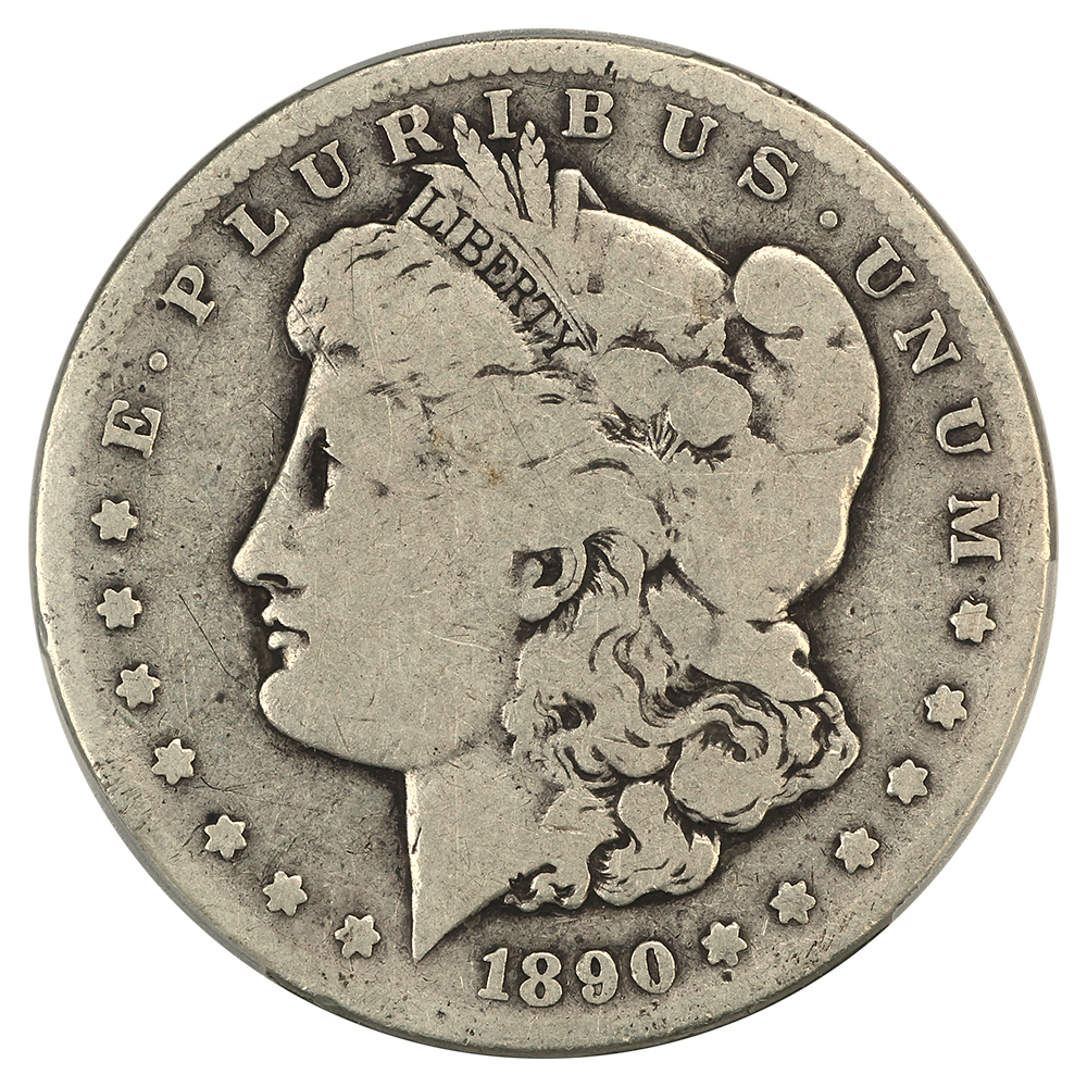 image for: 1890-CC $1  PCGS VG8