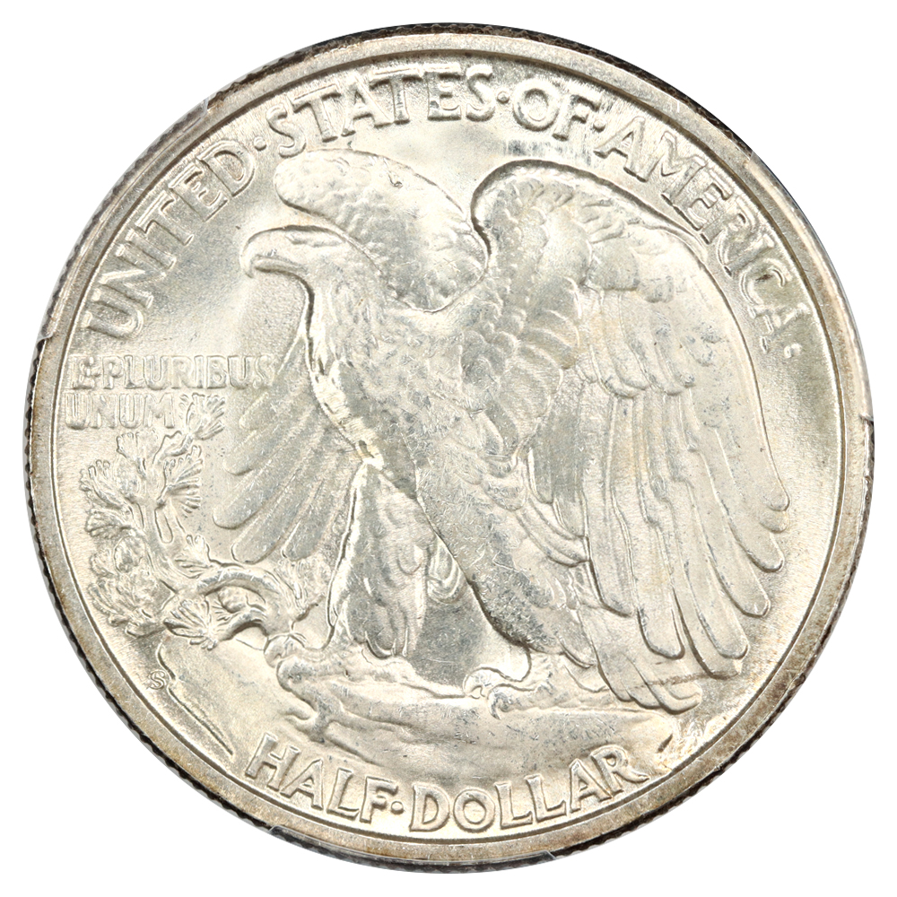image for: 1945-S 50c PCGS MS65