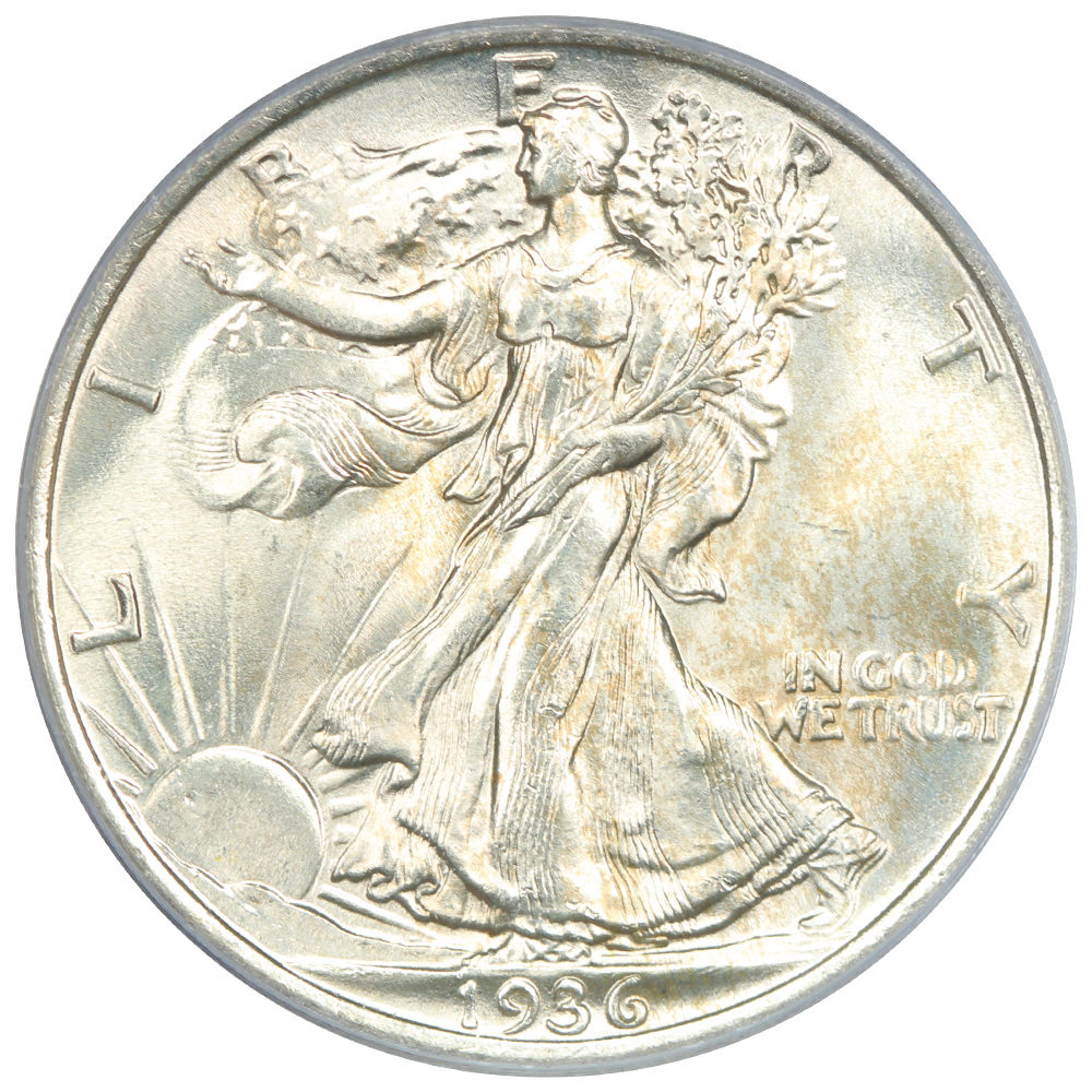 image for: 1936 50c PCGS MS65