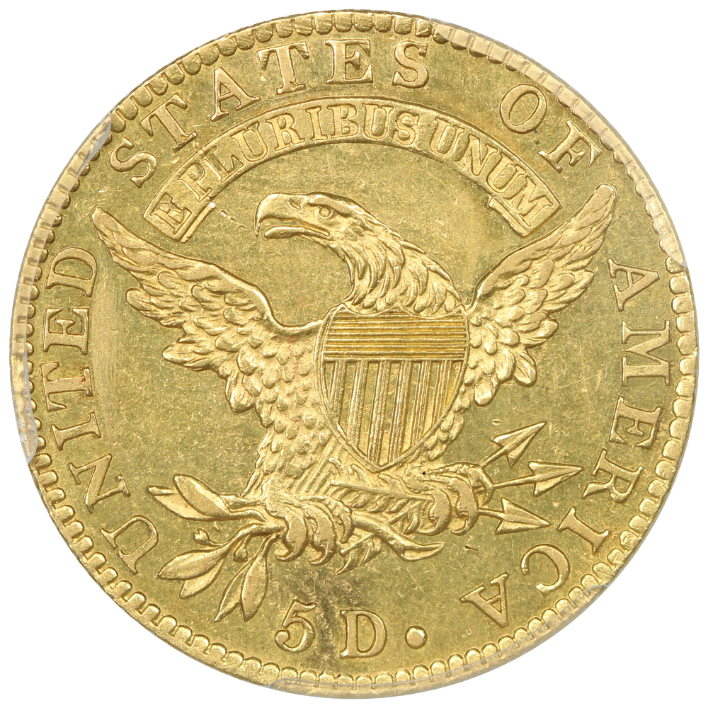 image for: 1821 $5 PCGS AU55