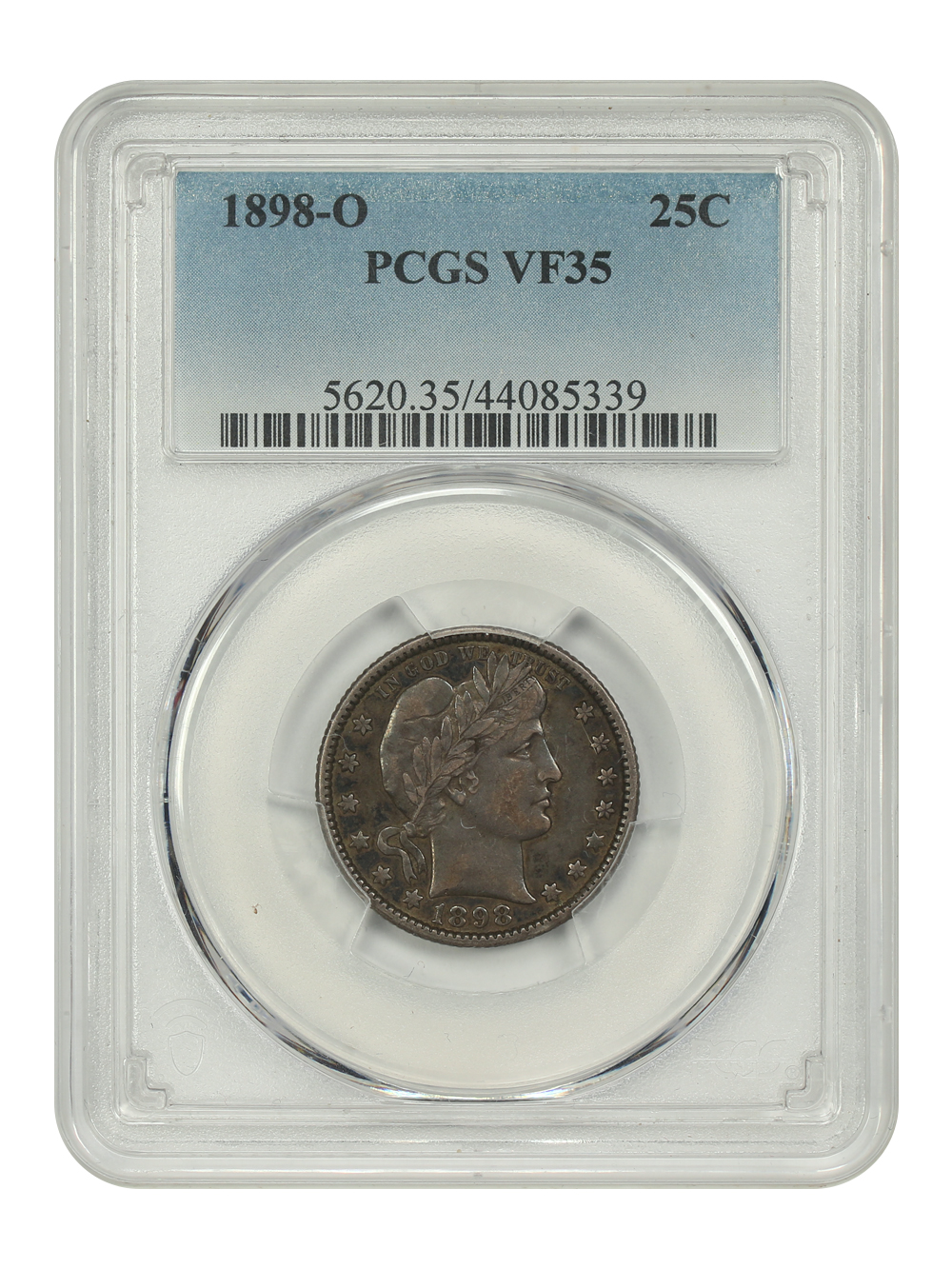 image for: 1898-O 25c PCGS VF35