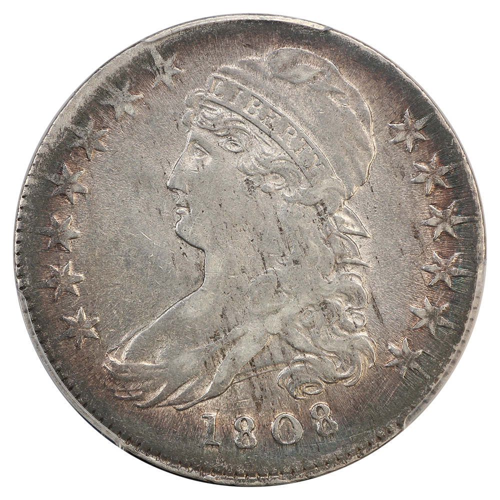 image for: 1808 50c PCGS AU50